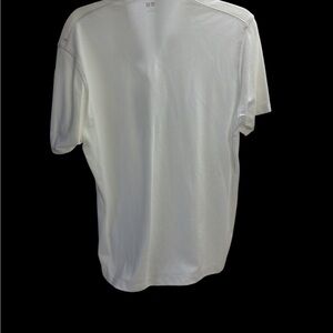Uniqlo White Short Sleeve Polo Shirt